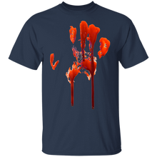 Load image into Gallery viewer, Happy Halloween Bloody Hand Print Tshirt Costume - Gag Gift
