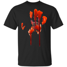 Load image into Gallery viewer, Happy Halloween Bloody Hand Print Tshirt Costume - Gag Gift