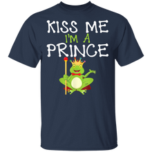 Load image into Gallery viewer, Kiss Me I_m A Funny Frog Prince Halloween for Frog Lover T-Shirt